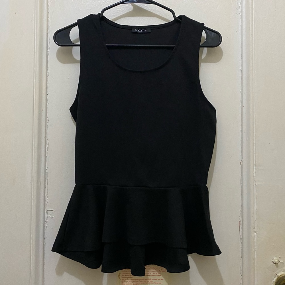 NWOT UK2LA Peplum Top